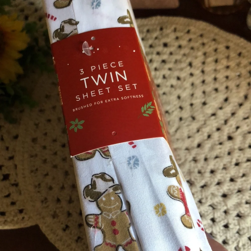 Cowboy Gingerbread Sheet Set - TWIN